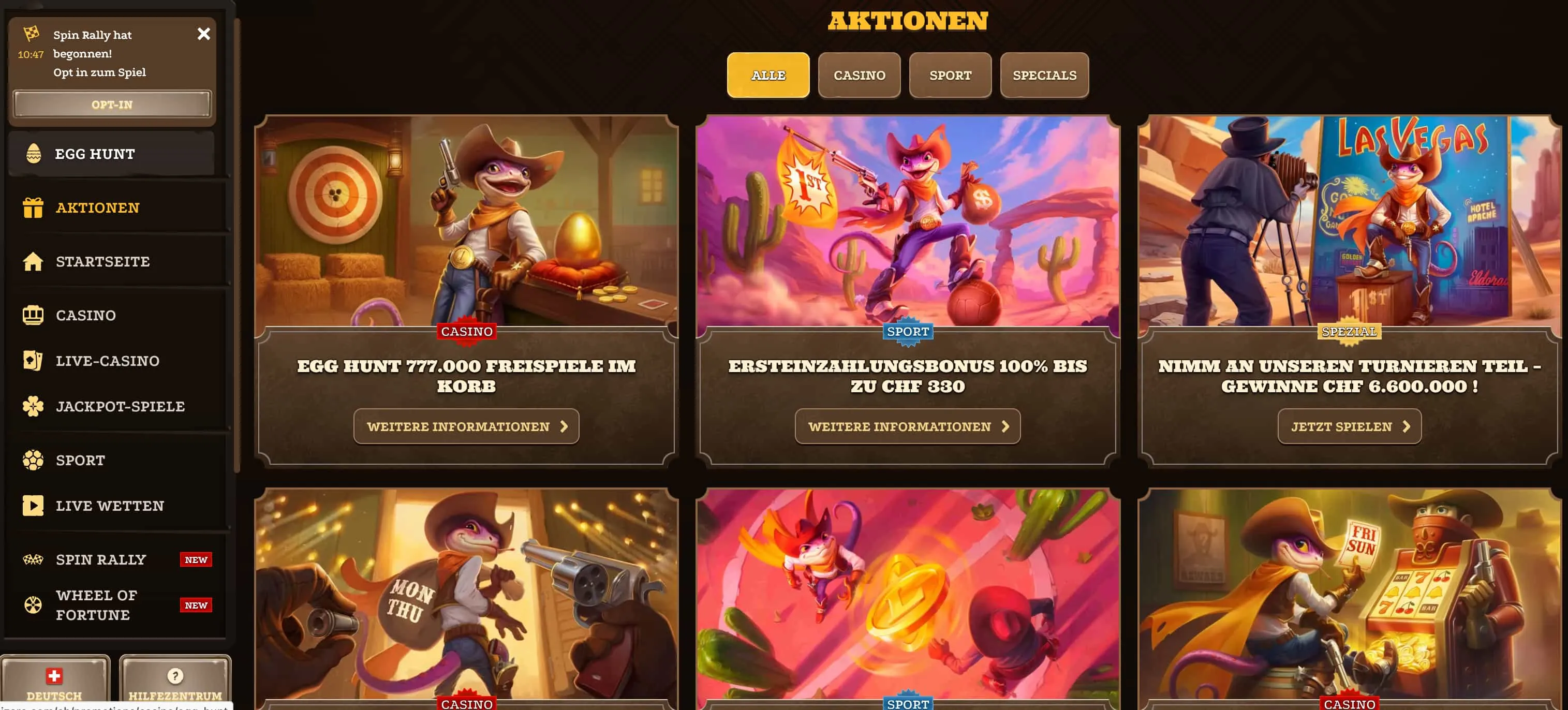 Lizaro Casino Registrierung: In vier Minuten vom Gast zum Spieler